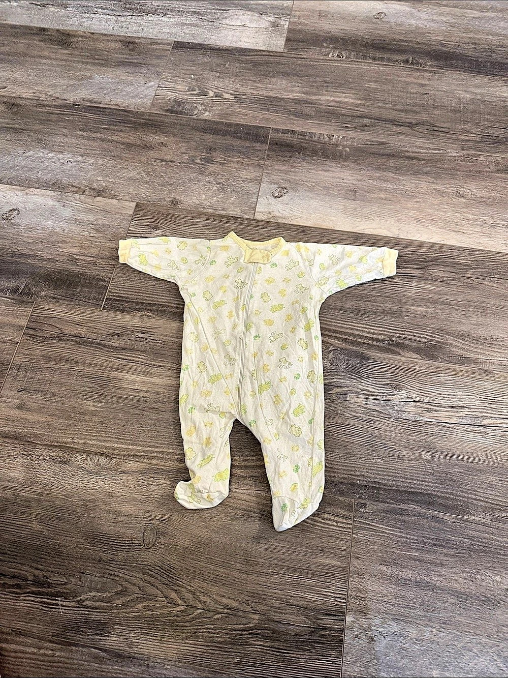 Gerber Baby Duck Print Footed Sleep & Play